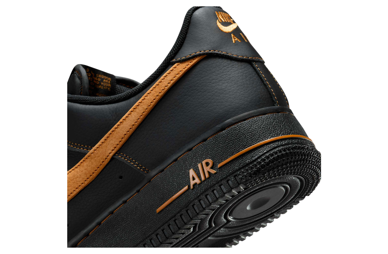 Nike Air Force 1 Low Black / Tan