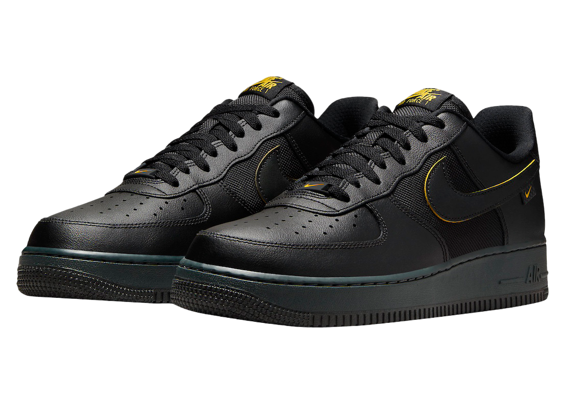 Nike Air Force 1 Low Black University Gold