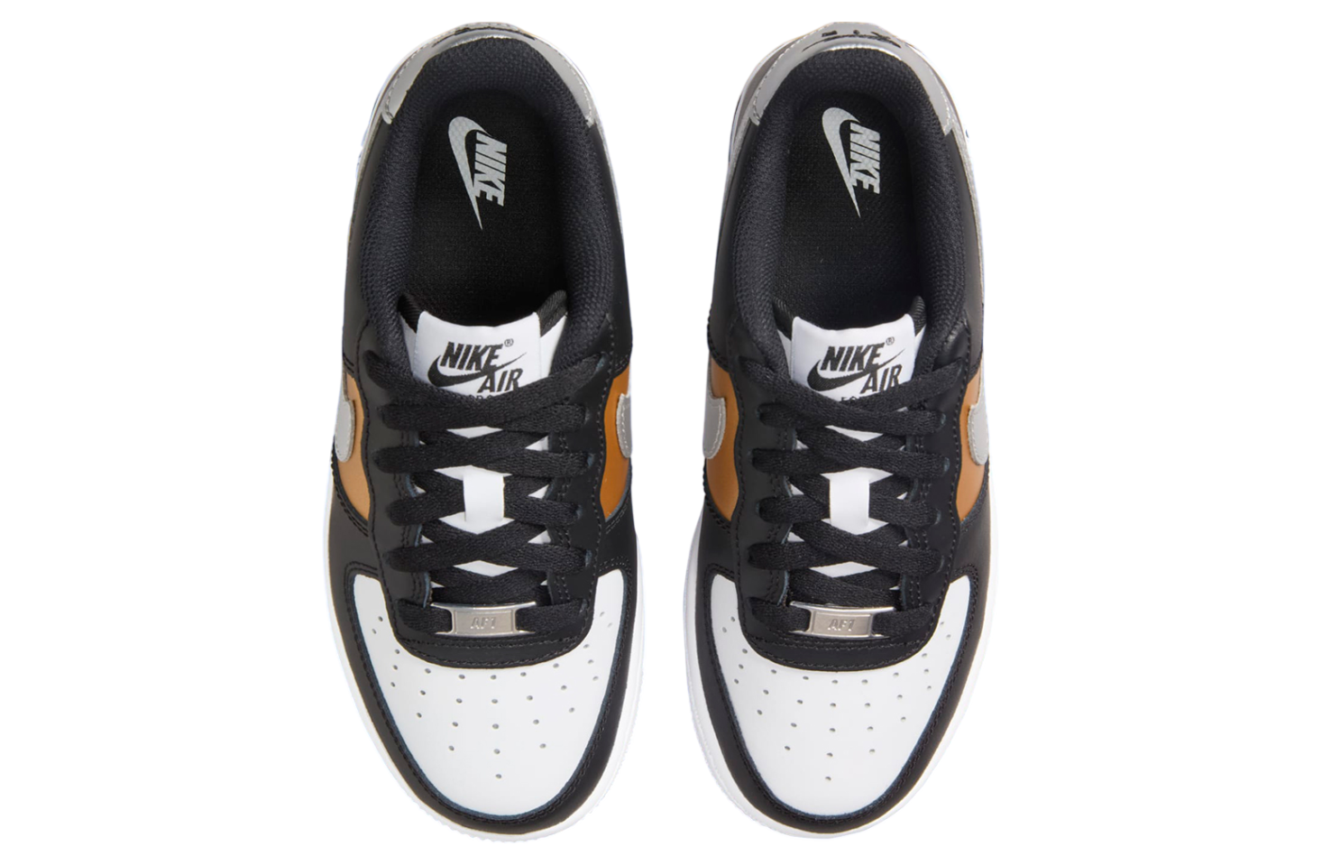 Nike Air Force 1 Low Black / White / Metallic Gold