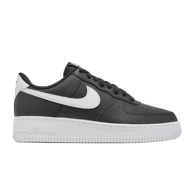 Nike Air Force 1 Low Black White Pebbled Leather - Mar 2023 - CT2302002