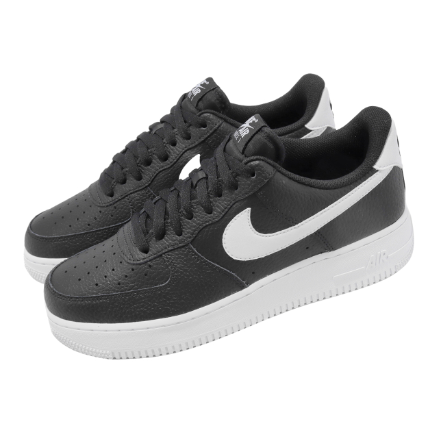 Nike Air Force 1 Low Black White Pebbled Leather - Mar 2023 - CT2302002