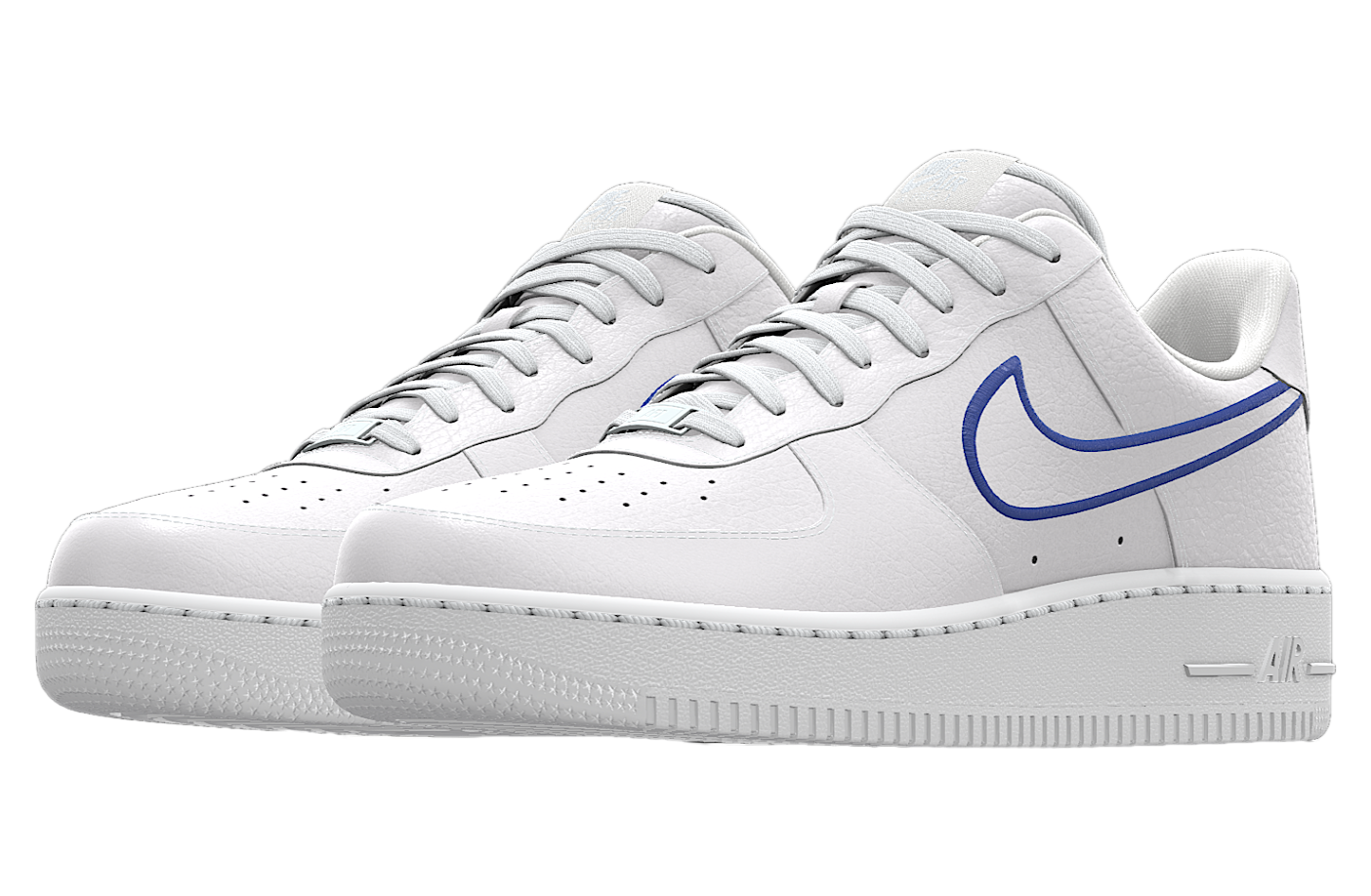 Nike Air Force 1 Low By Superfan, For Byu White / Multi