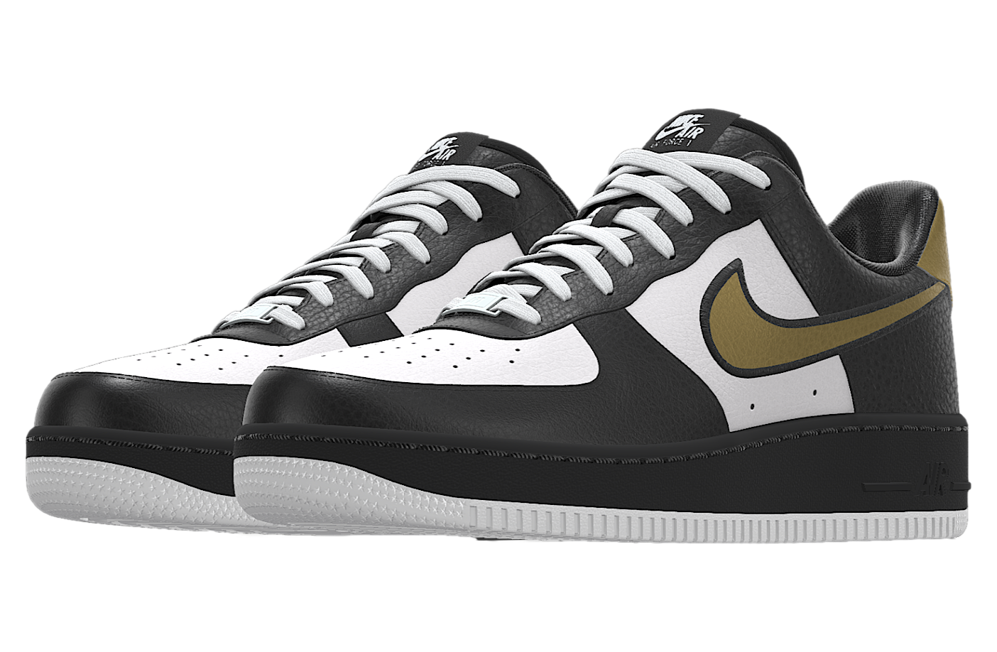 Nike Air Force 1 Low By Superfan, For Purdue Black / Multi