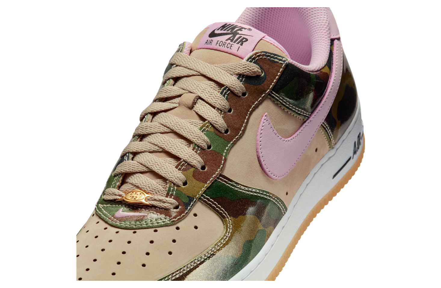 Nike Air Force 1 Low Camo Pink Swoosh