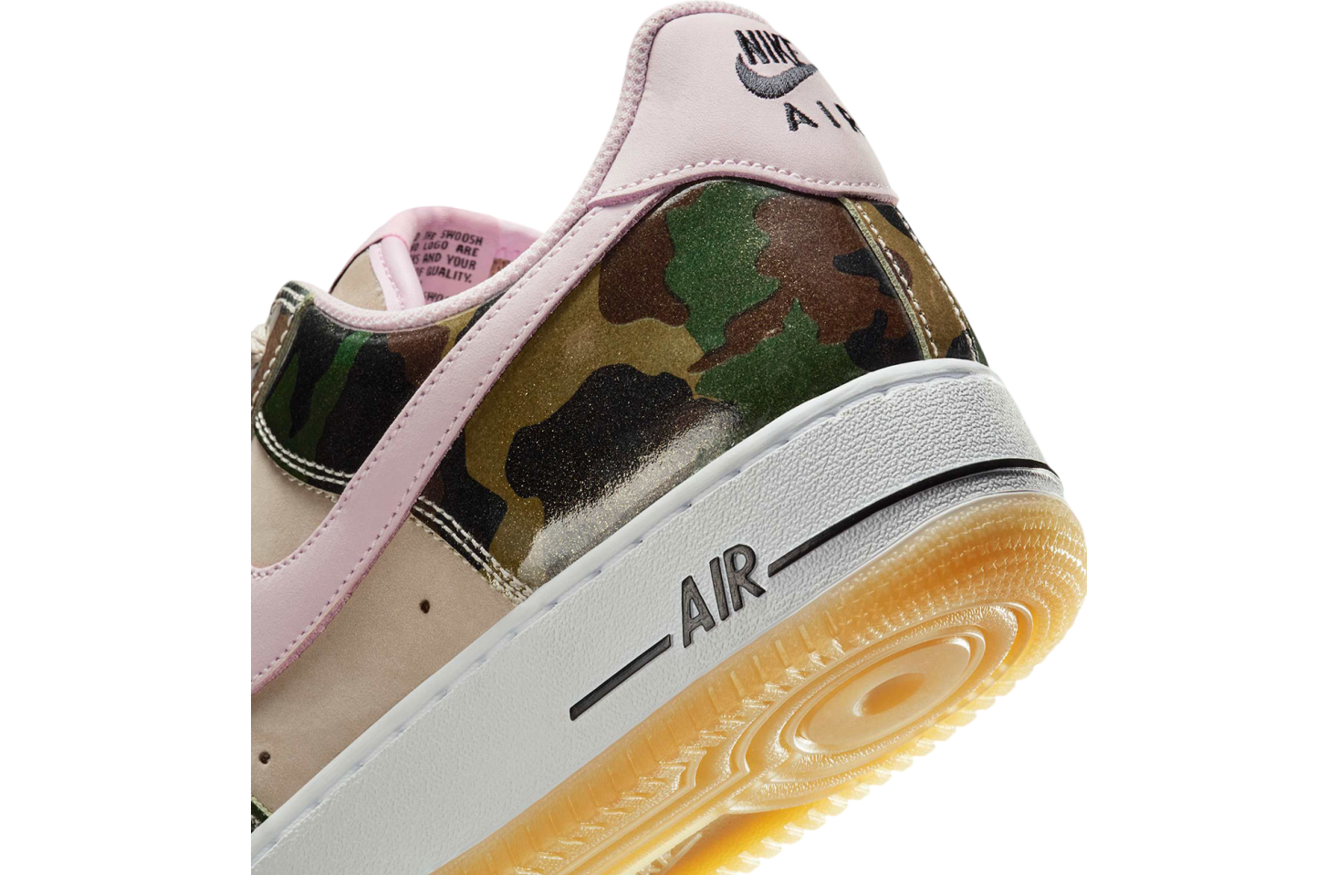 Nike Air Force 1 Low Camo Pink Swoosh