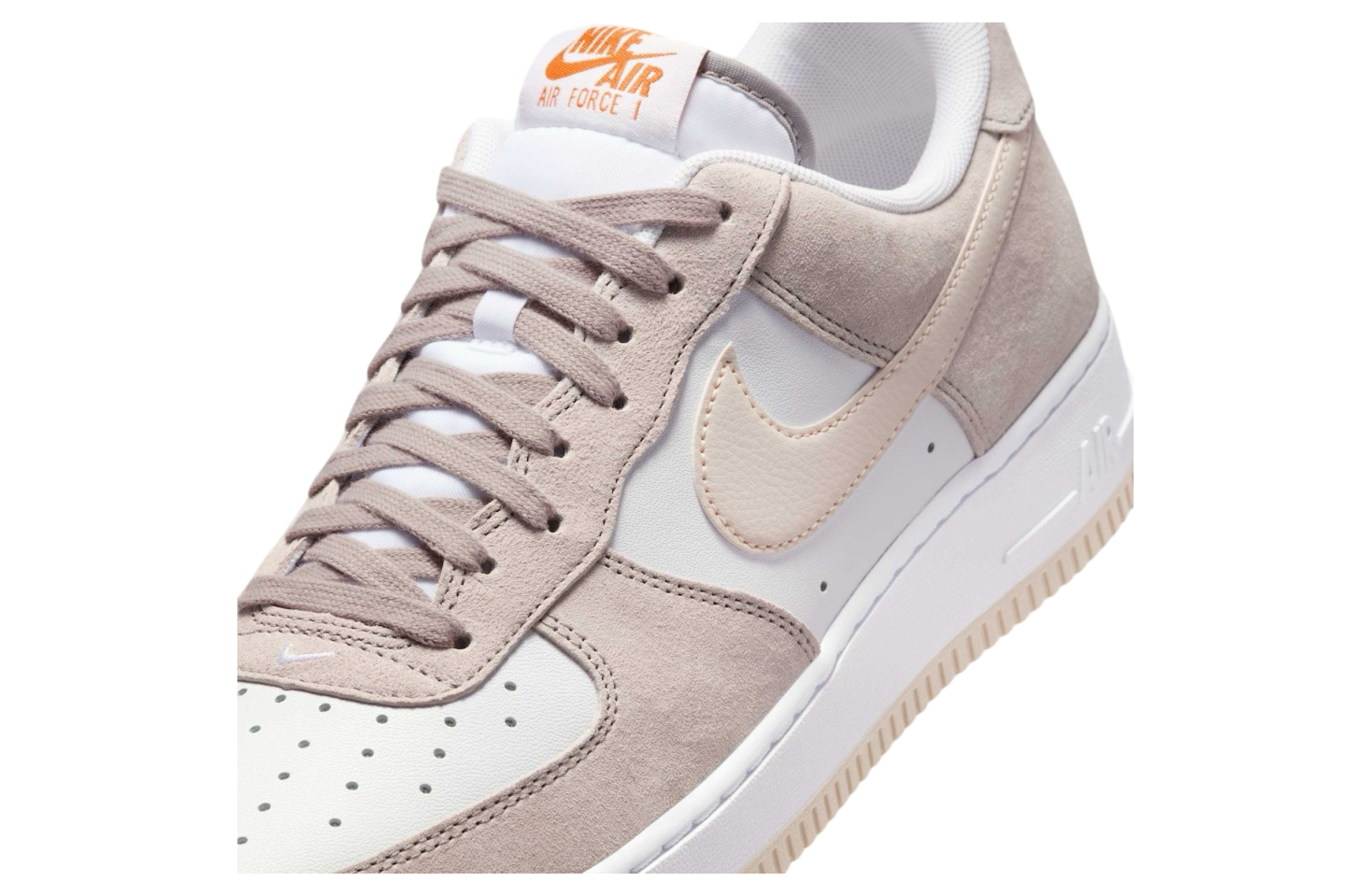 Nike Air Force 1 Low College Grey / Laser Orange