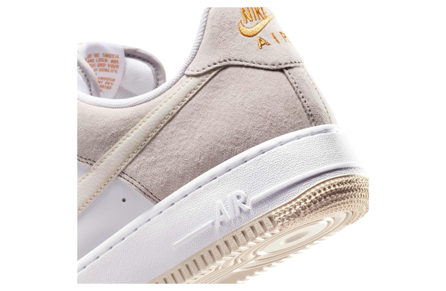 Nike Air Force 1 Low College Grey / Laser Orange