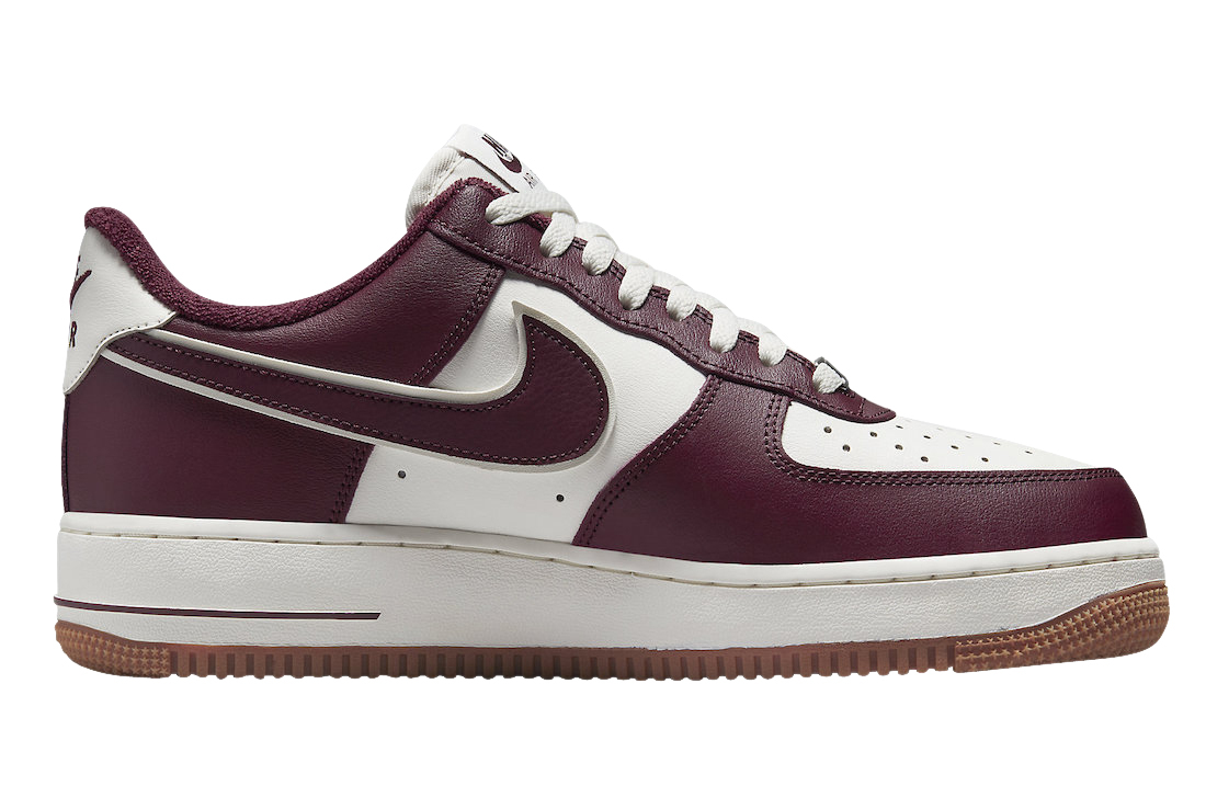 BUY Nike Air Force 1 Low College Pack Maroon | Kixify Marketplace