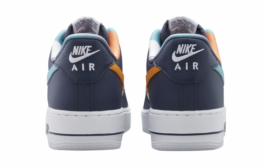Nike Air Force 1 Low EMB Thunder Blue Washed Teal - Jul 2022 - DM0109-400