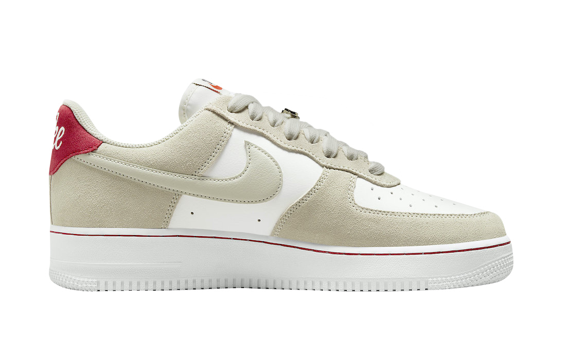 Nike Air Force 1 Low First Use Light Sail Red DB3597-100