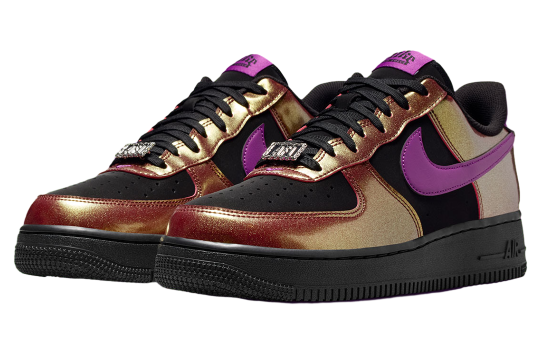 Nike Air Force 1 Low Glam Rock Black / Bold Berry