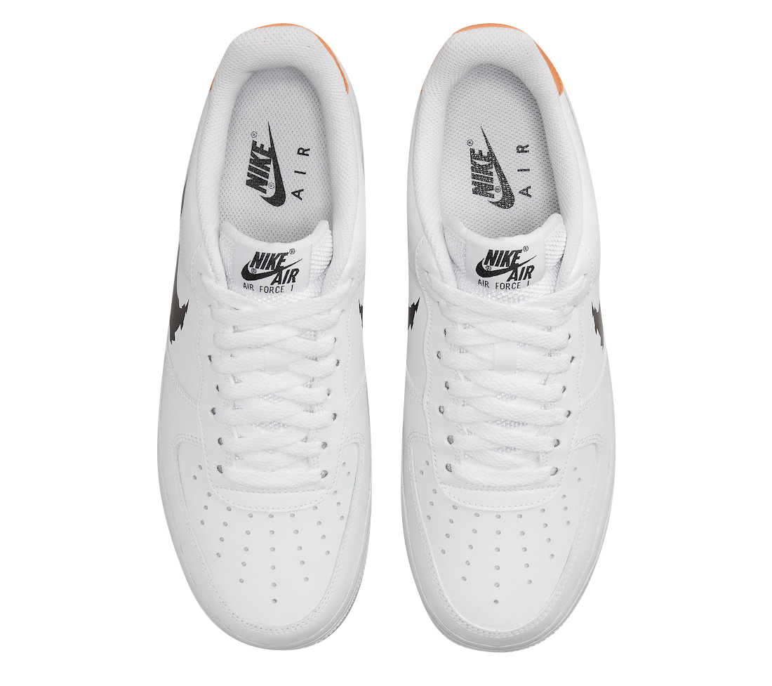 Nike Air Force 1 Low Glitch Swoosh White Black DV6483-100