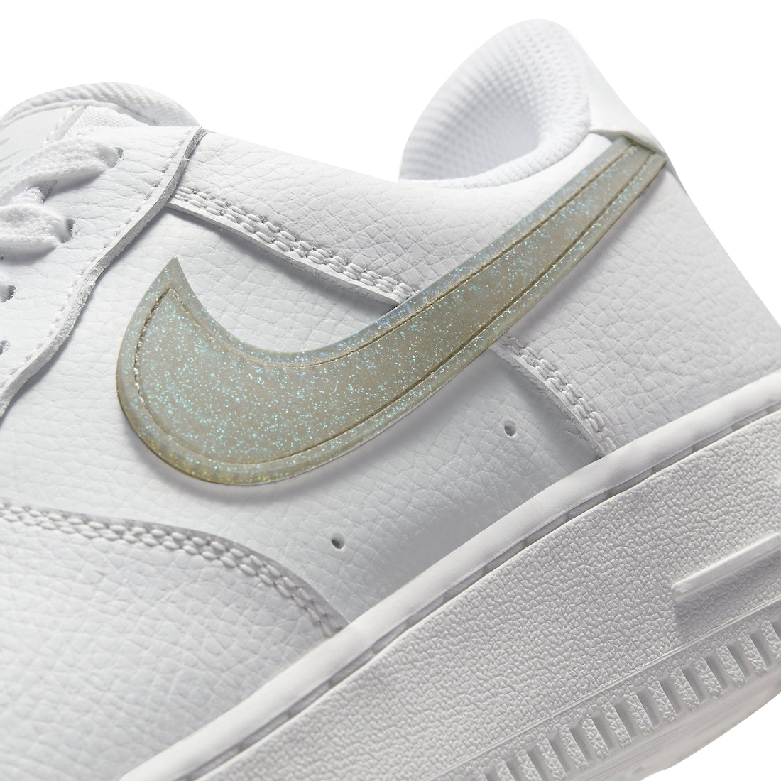 Nike Air Force 1 Low Glitter Swoosh Gold DH4407-101