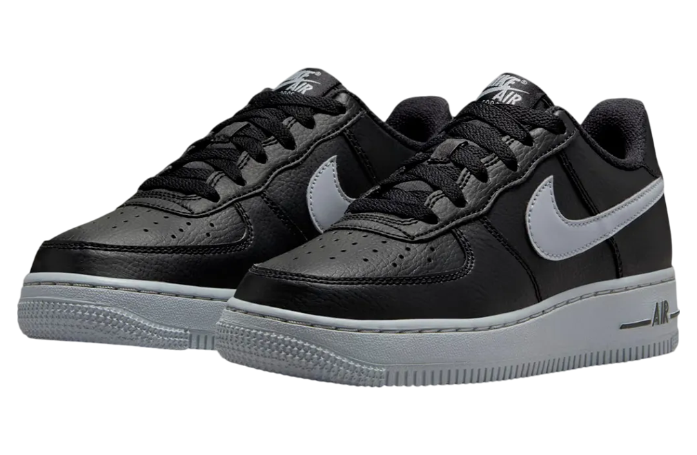 Nike Air Force 1 Low GS Black / Wolf Grey