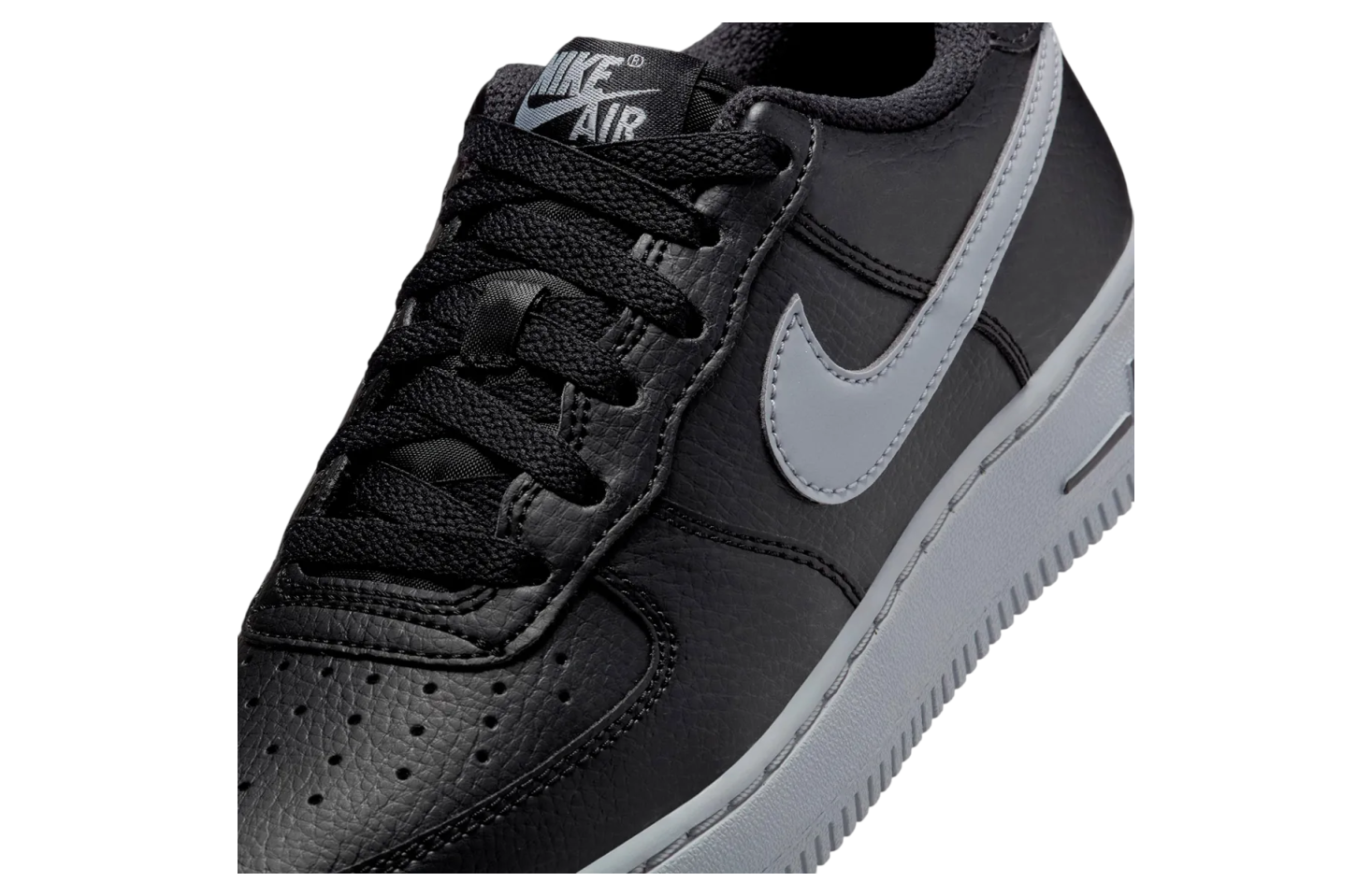 Nike Air Force 1 Low GS Black / Wolf Grey