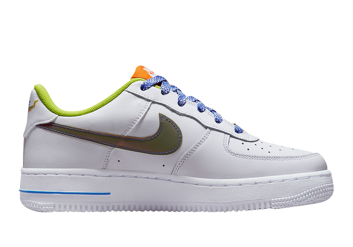 Nike Air Force 1 Low GS Iridescent Swoosh DQ7767-100