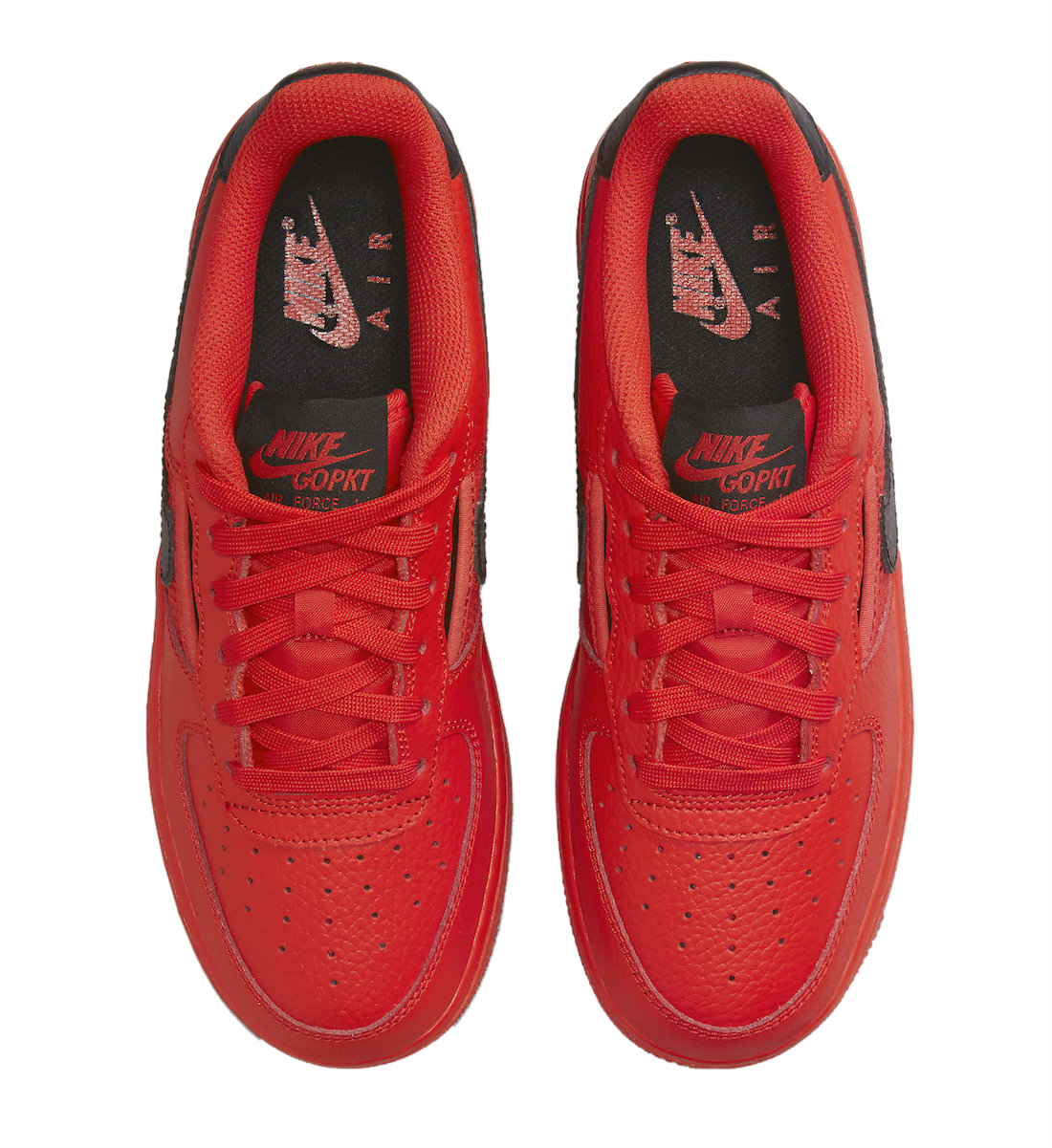 Nike Air Force 1 Low GS Mesh Pocket Red Black DH9596-600