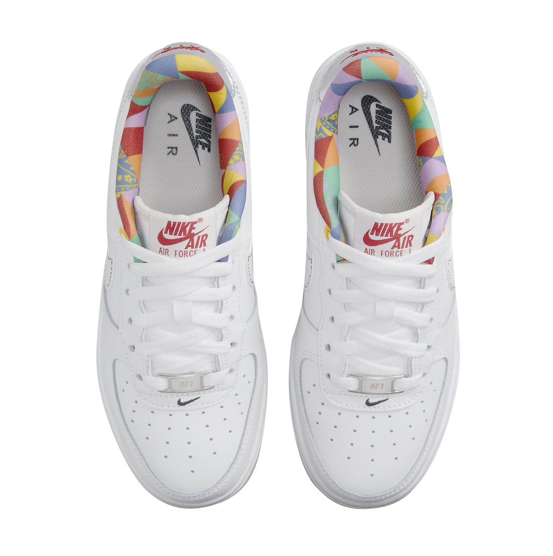 Nike Air Force 1 Low LV8 White Playful Print (GS)