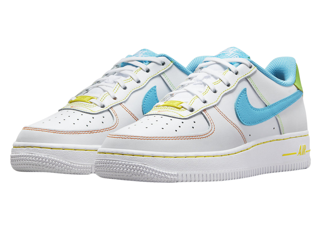 Nike Air Force 1 Low GS White Multi