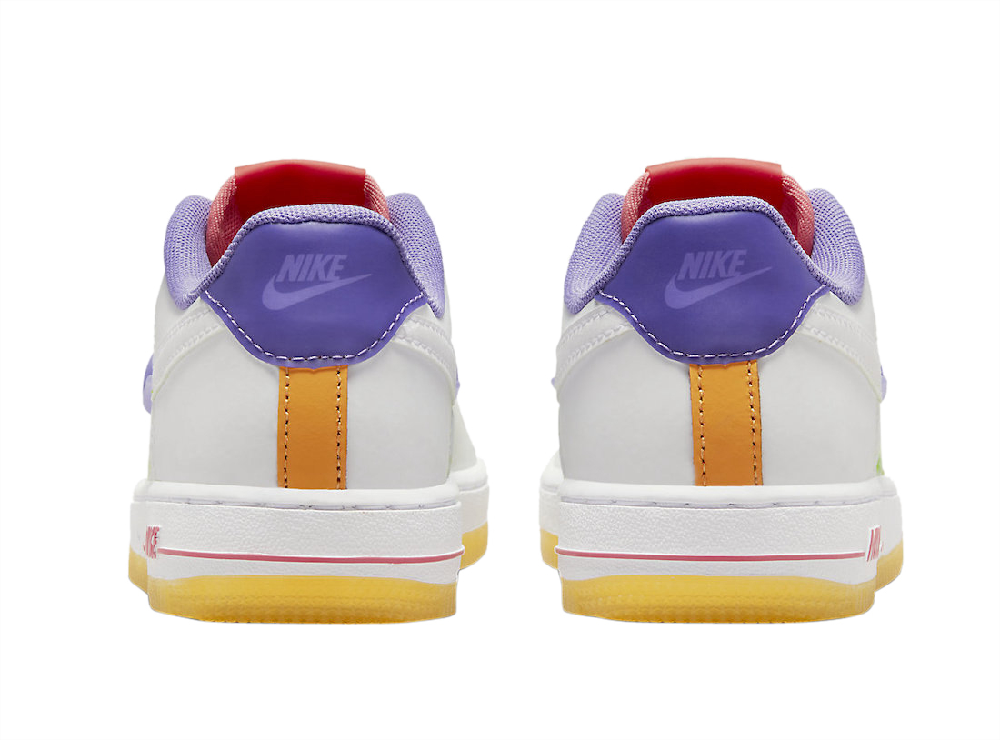 Nike Air Force 1 Low GS White Multicolor