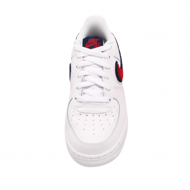 Nike Air Force 1 Low GS White University Red AO3620101