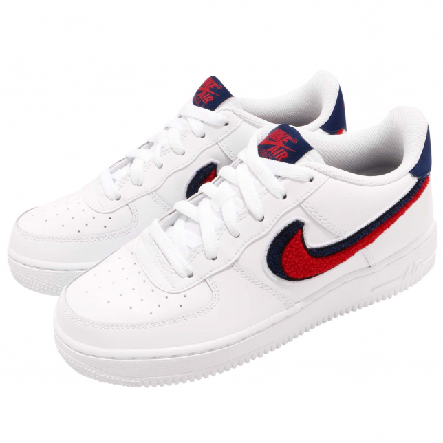 Nike Air Force 1 Low Split White Red 905345-005 - Sneaker Bar Detroit