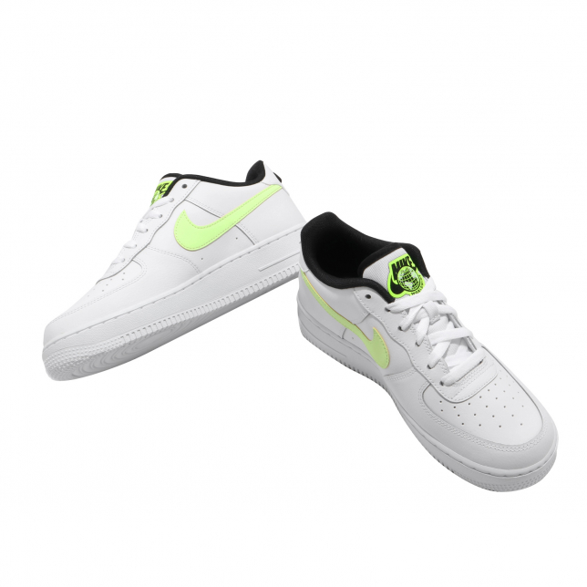 Nike Air Force 1 Low Worldwide White Barely Volt (GS) Kids' - CN8536-100 -  US