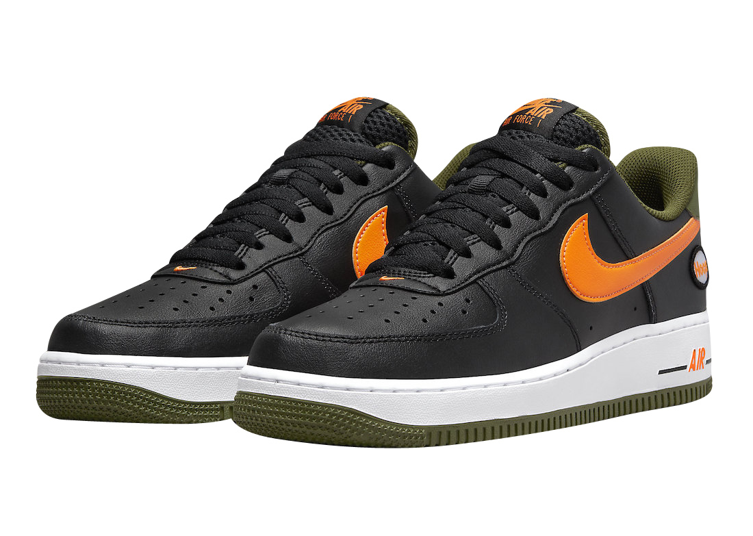 Nike Air Force 1 Low Hoops Black University Gold DH7440-001