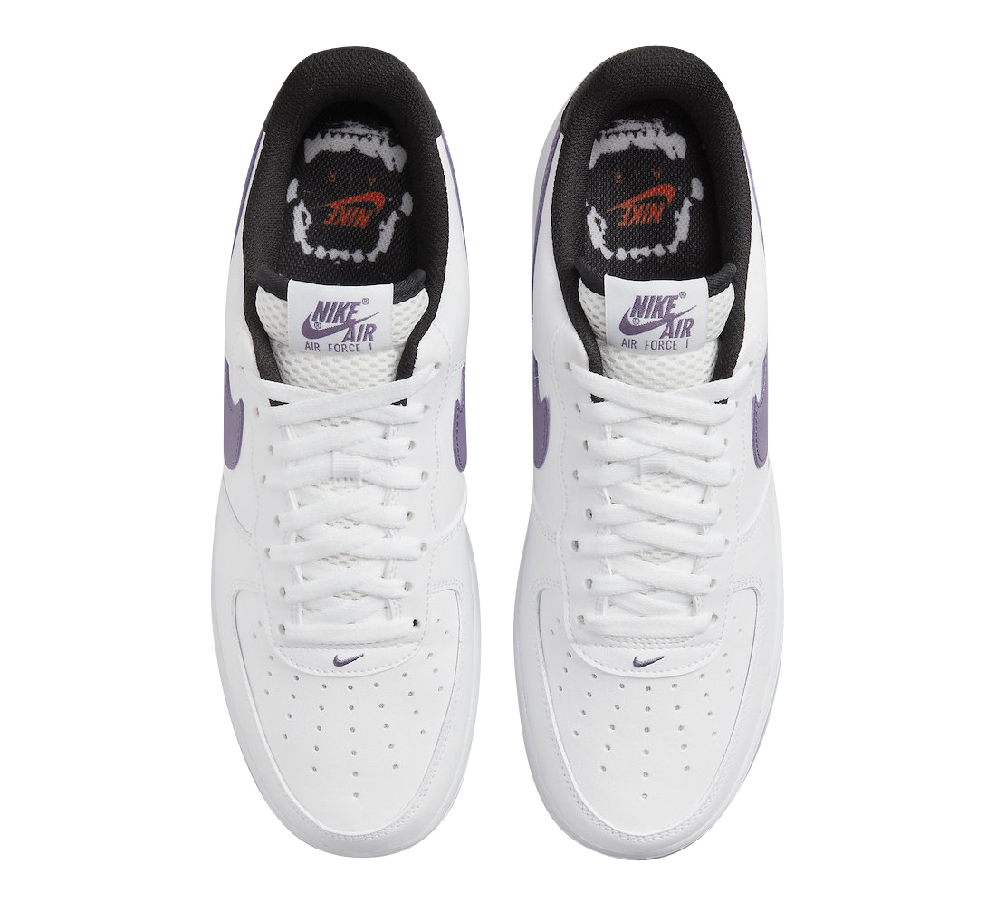 Air Force 1 Hoops White Canyon Purple On Foot Sneaker Review QuickSchopes  302 Schopes DH7440 100 