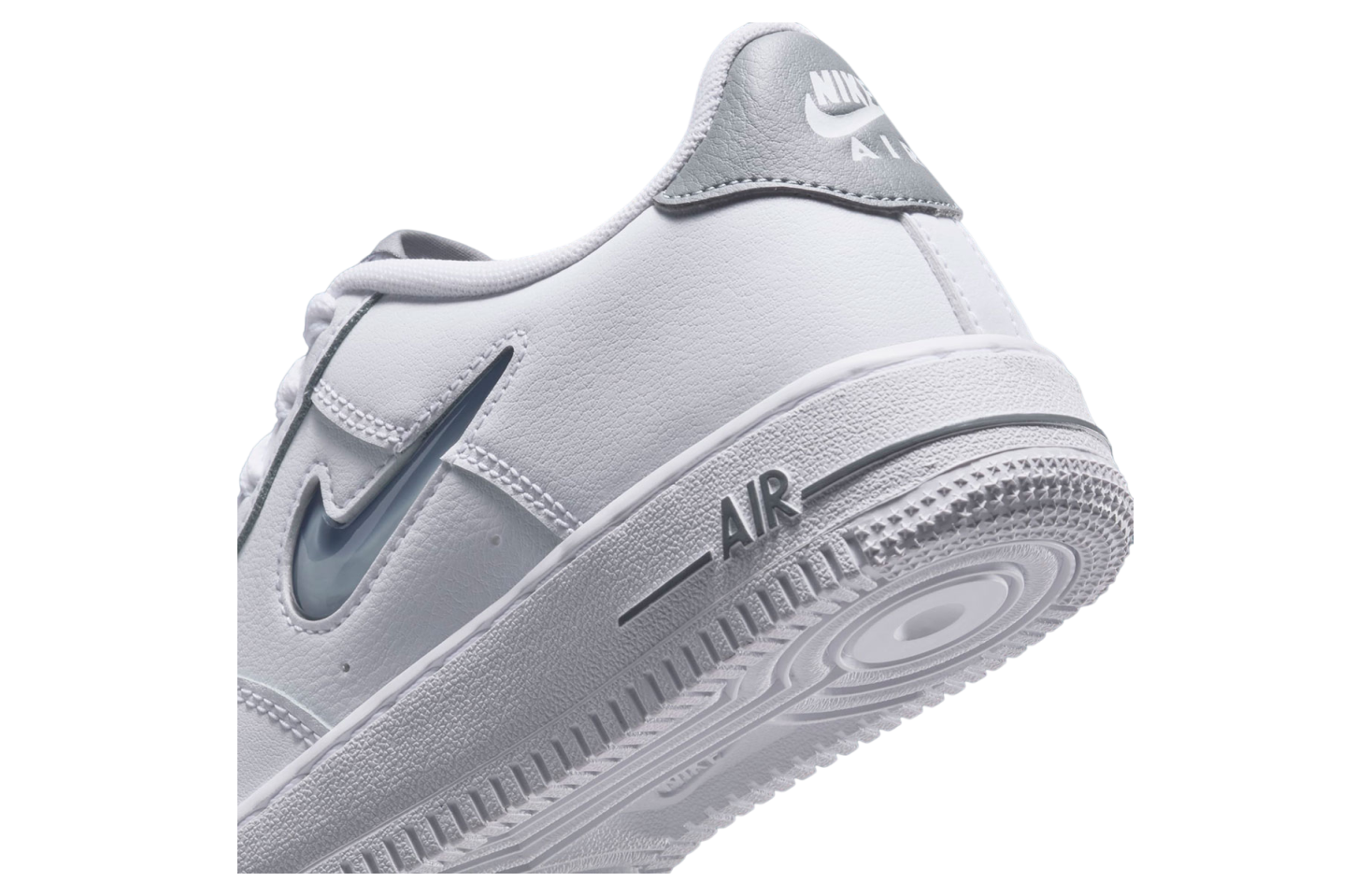 Nike Air Force 1 Low Jewel GS White / Grey