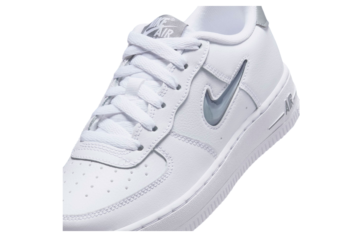 Nike Air Force 1 Low Jewel GS White / Grey