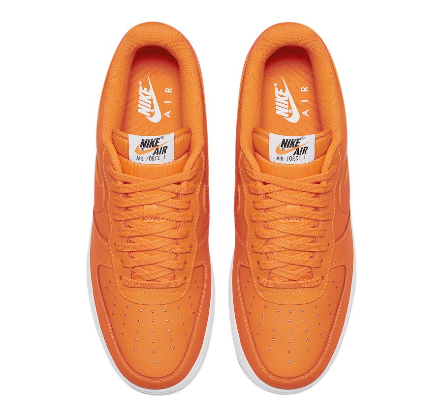 nike air force 1 just do it total orange