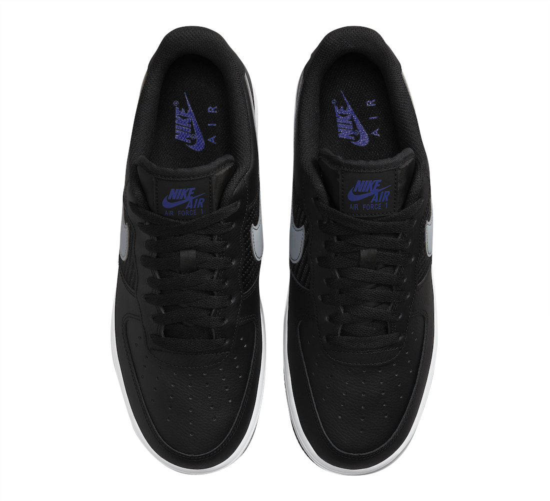 Nike Air Force 1 Low Mini Swooshes Black Blue