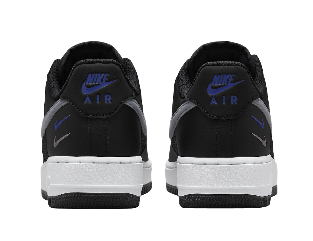 Nike Air Force 1 Low Mini Swooshes Black Blue