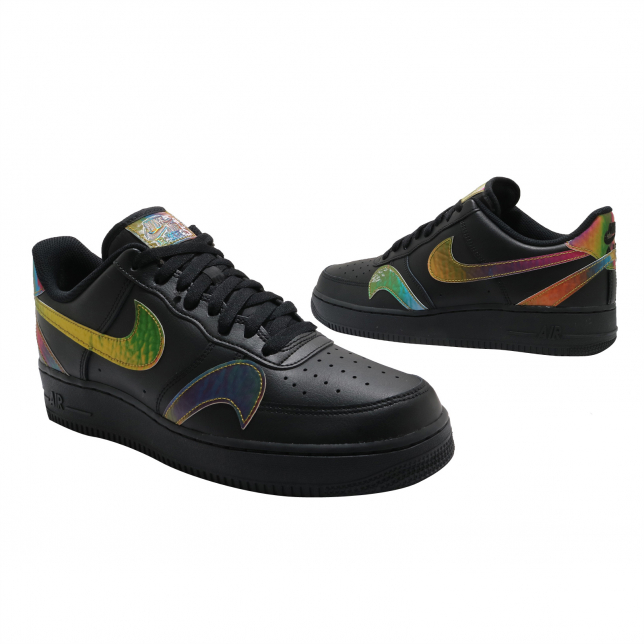Nike Air Force 1 Low Misplaced Swooshes Black Multicolor CK7214001