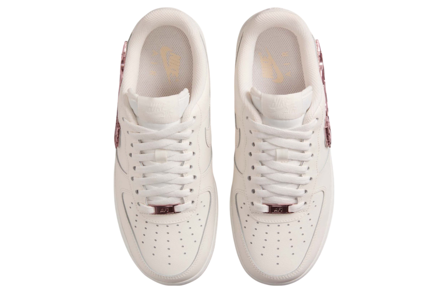 Nike Air Force 1 Low Molten Swoosh WMNS White / Pink