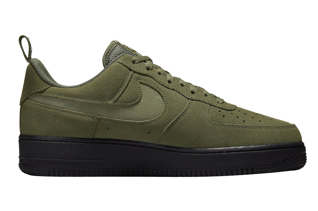 Nike Air Force 1 Low Olive Green Suede DZ45140-300 Release Date