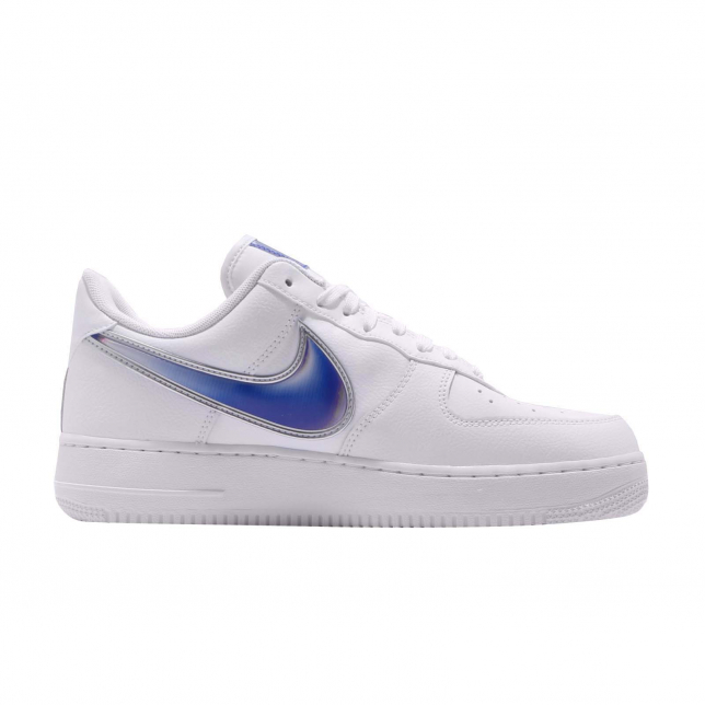 nike air force 1 low oversized swoosh white racer blue