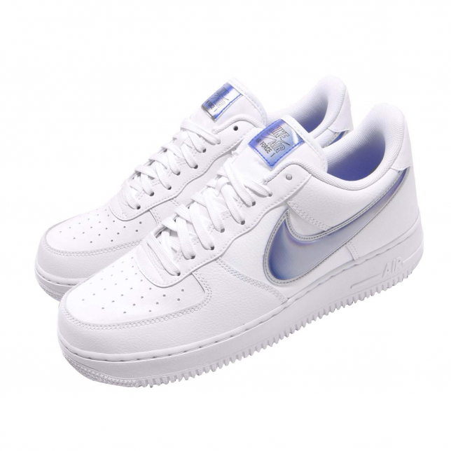 nike air force 1 clear oversized swoosh