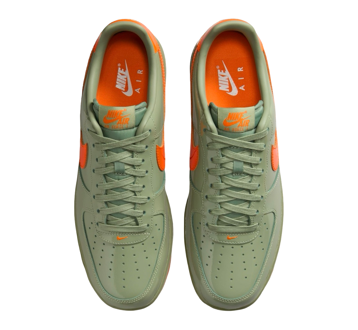 Nike Air Force 1 Low Premium Oil Green / Safety Orange