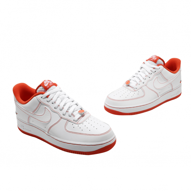 Nike Air Force 1 '07 LV8 Rucker Park White/Team Orange-Black - CT2585-100