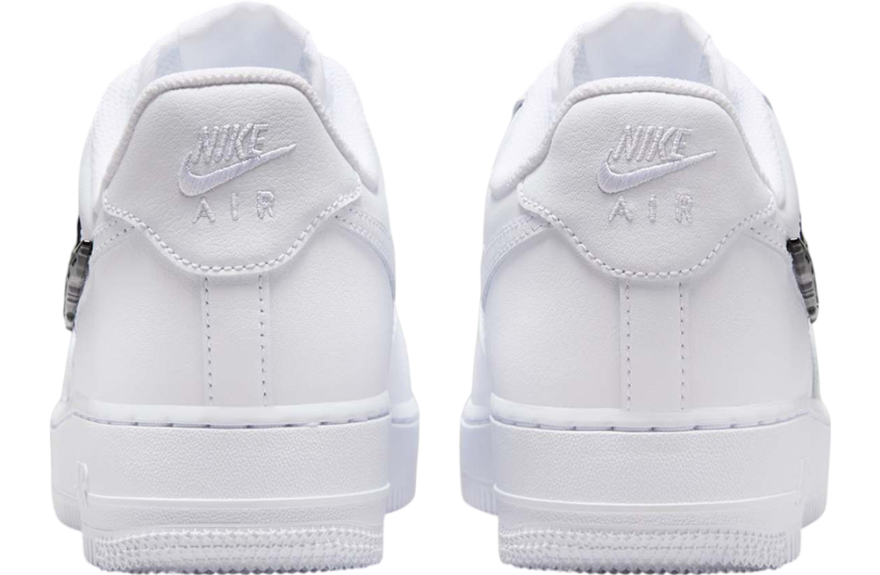 Nike Air Force 1 Low Shredded Metal Swoosh White / Black