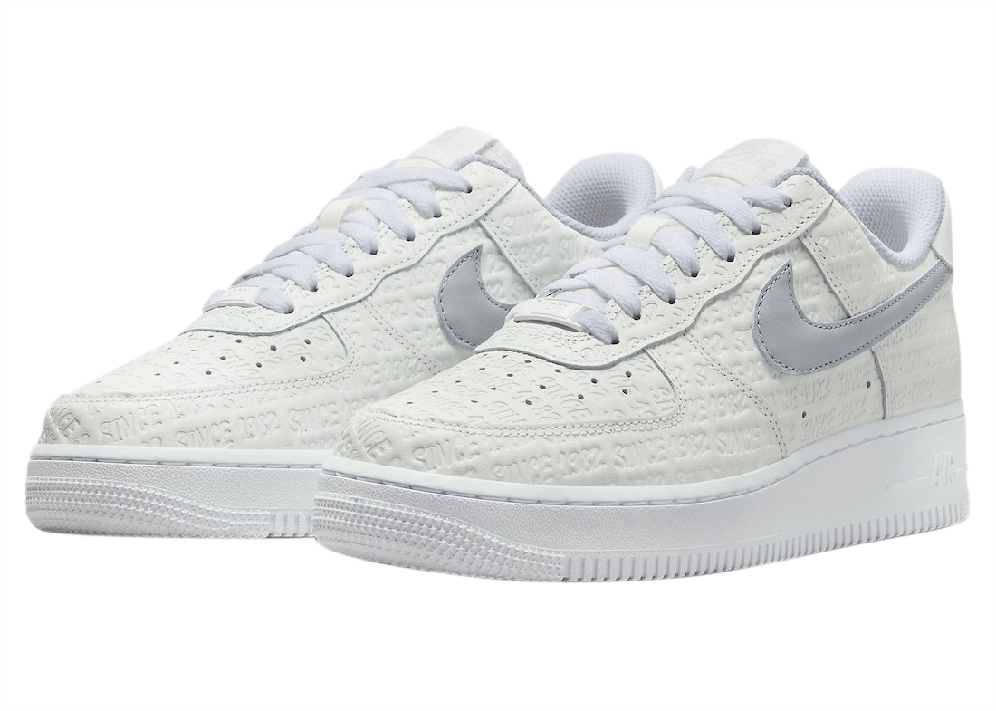 Nike Air Force 1 Low Since 82 Takes White On White - Fastsole