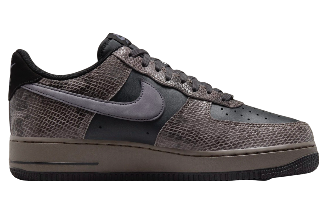 Nike Air Force 1 Low Snakeskin Black / Purple