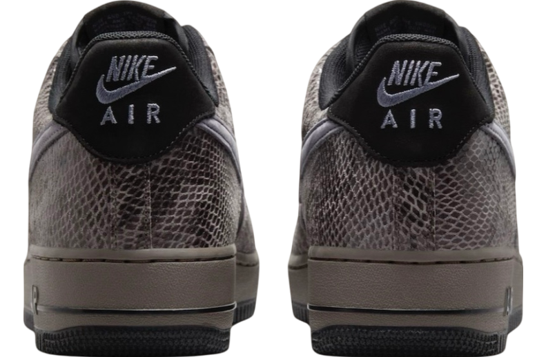 Nike Air Force 1 Low Snakeskin Black / Purple