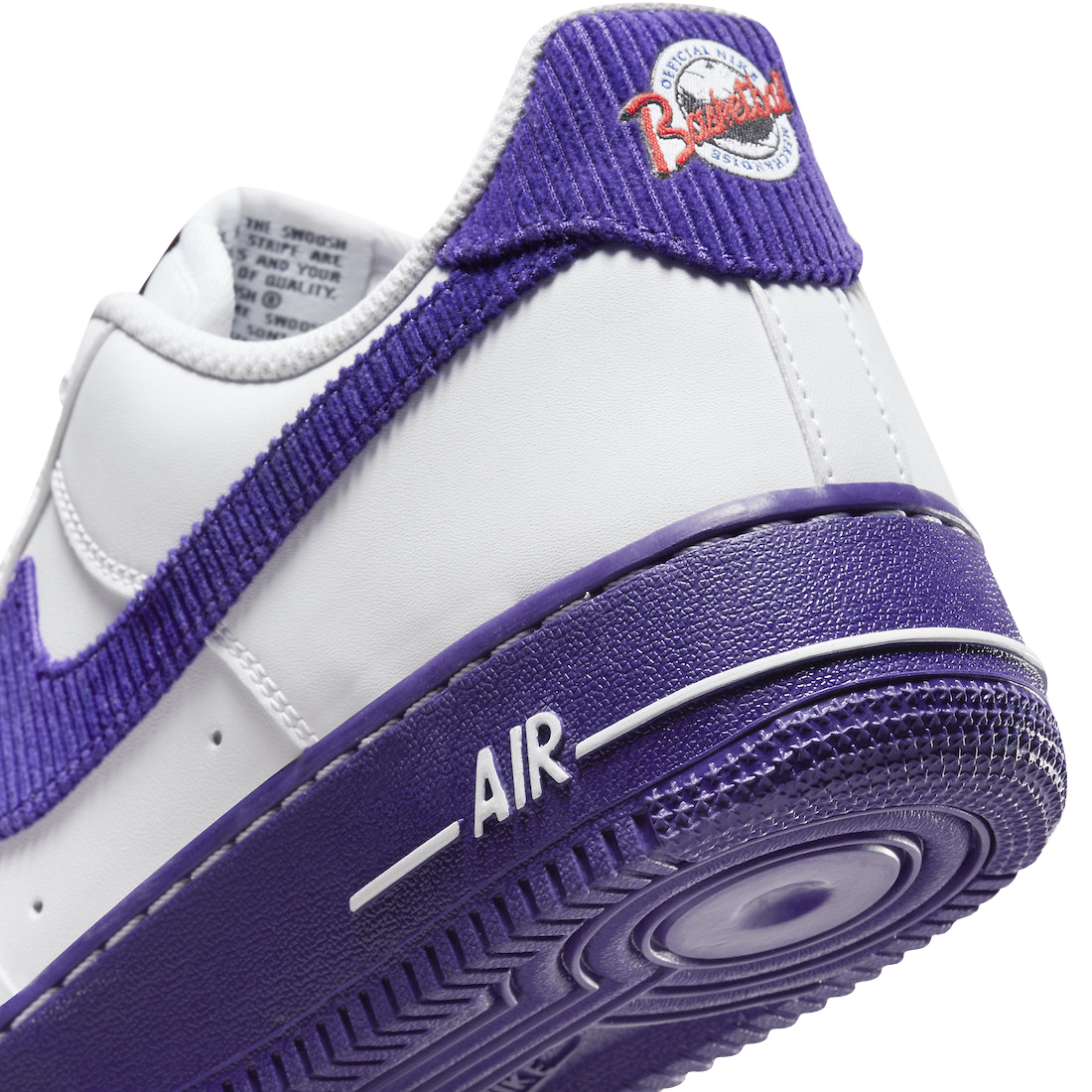 Nike Air Force 1 '07 LV8 EMB (White Court Purple/ White/ Court Pu
