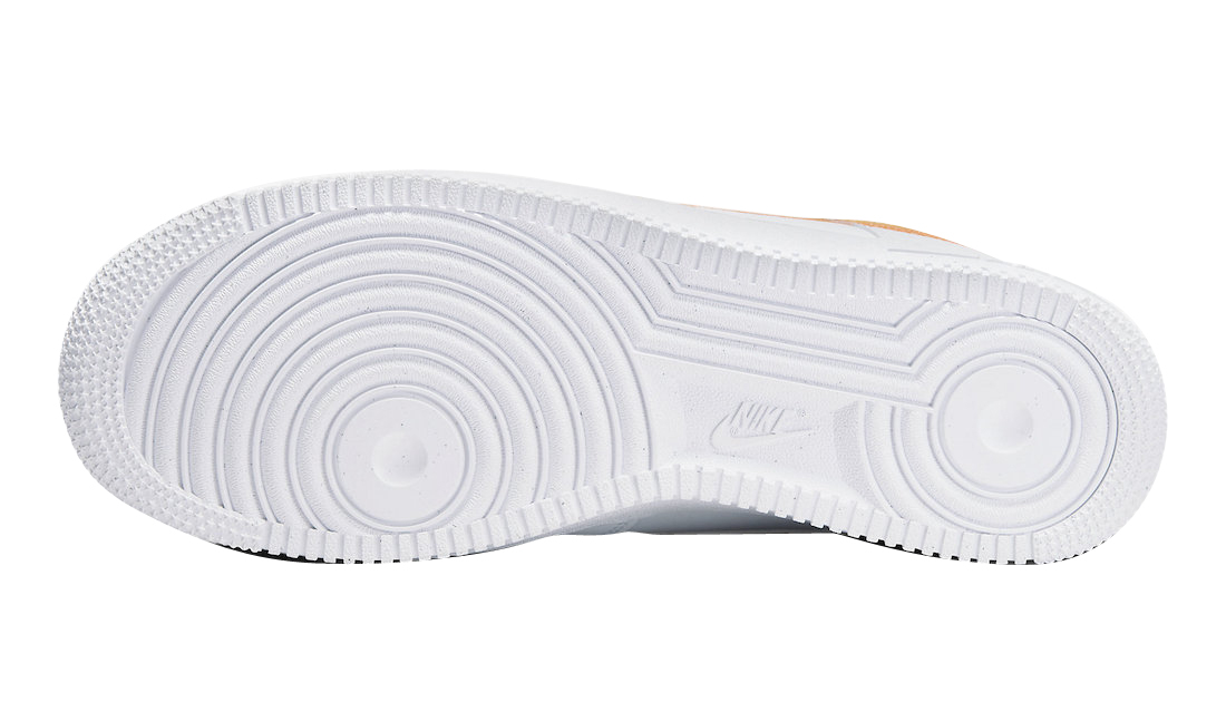 Nike Air Force 1 07 AF1 White Safety Orange Men Unisex Casual Shoes  FJ4228-100