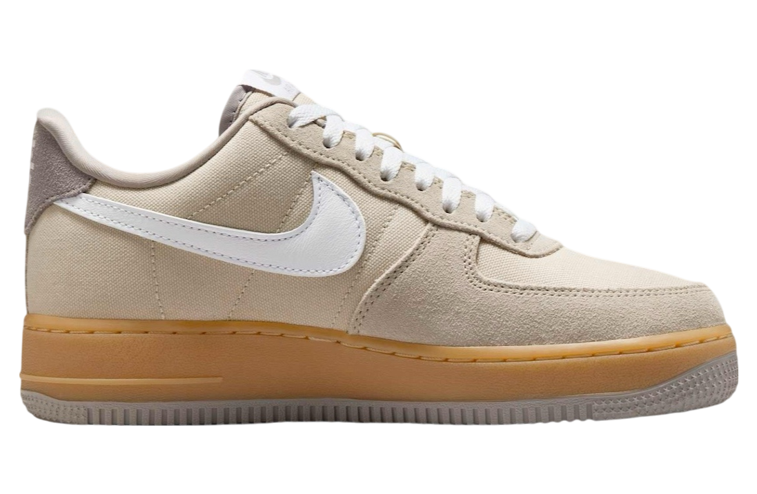 Nike Air Force 1 Low Suede Canvas Khaki