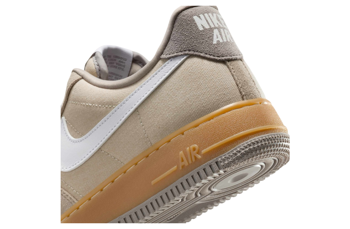 Nike Air Force 1 Low Suede Canvas Khaki