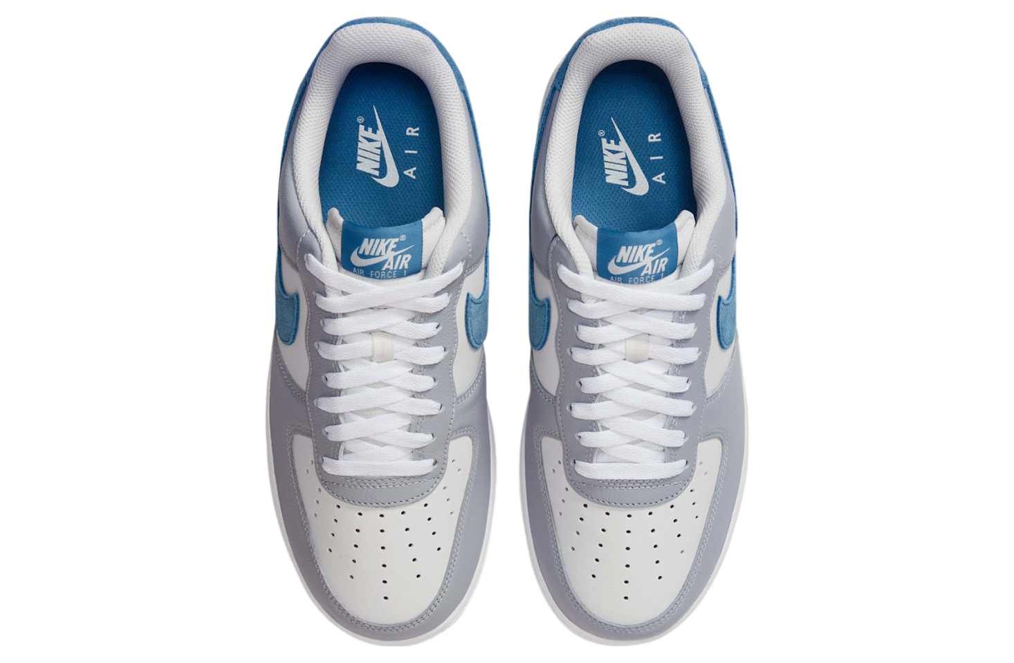 Nike Air Force 1 Low Summit White / Aegean Storm